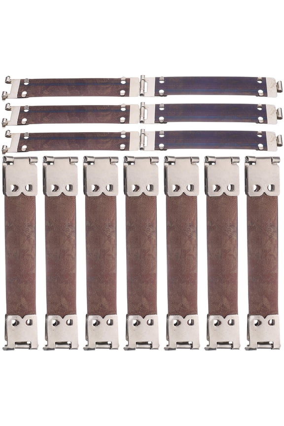 10Pcs Dark Blue Metal Handbag Flex Frames Practical Sewing Hinges for DIY Bags