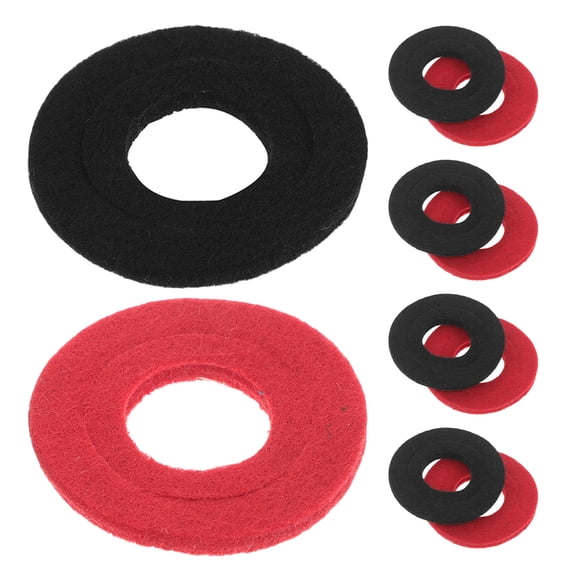 HONMEET 10Pcs Automotive Felt Pads for Battery Terminal Cushioning Protective Washers Car Accessories