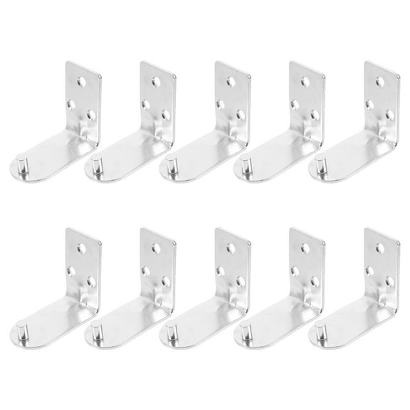 HONMEET Heavy Duty Hanging Brackets, L-Shaped Iron Hooks, for Secure Mounting