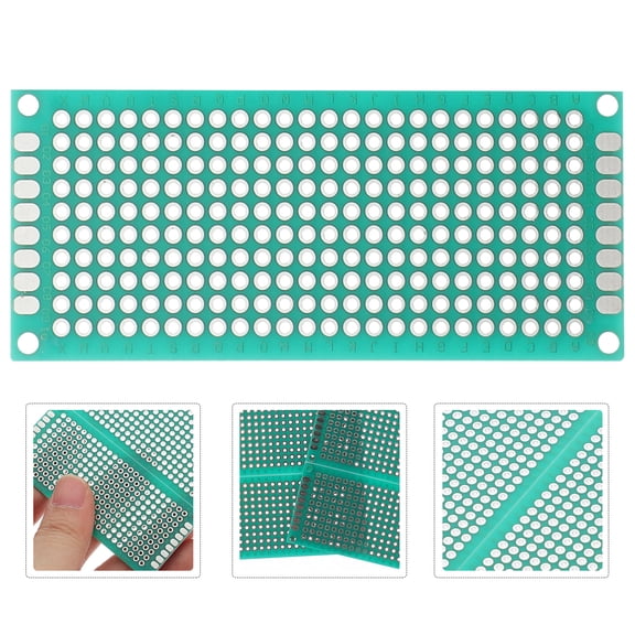 HONMEET 10Pcs Green Professional Circuit Board Double Sided Pcb for Electronics Projects