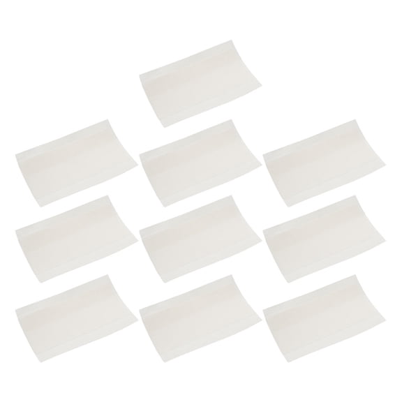 HONMEET 10Pcs Replacement Hair Tape Tabs White Double Sided Strong Adhesive for Invisible Wigs