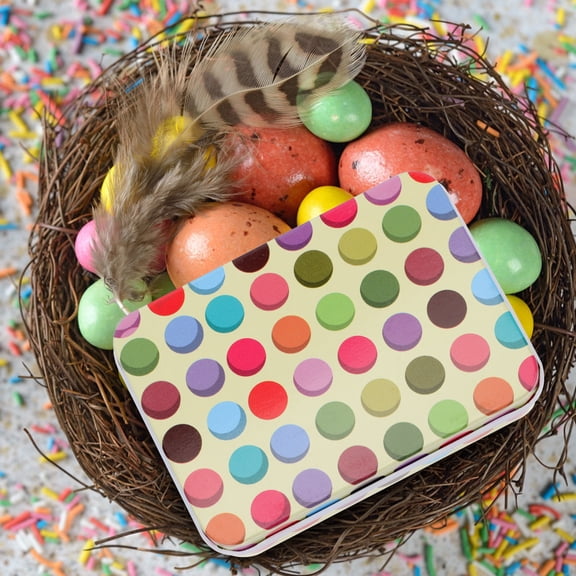 HONMEET 10Pcs Assorted Color Cookie Tins with Lids Food Grade Iron Candy Storage Boxes for Sweets