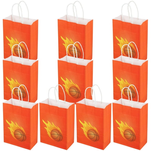 HONMEET Basketball Party Bags Handheld Design 10pcs