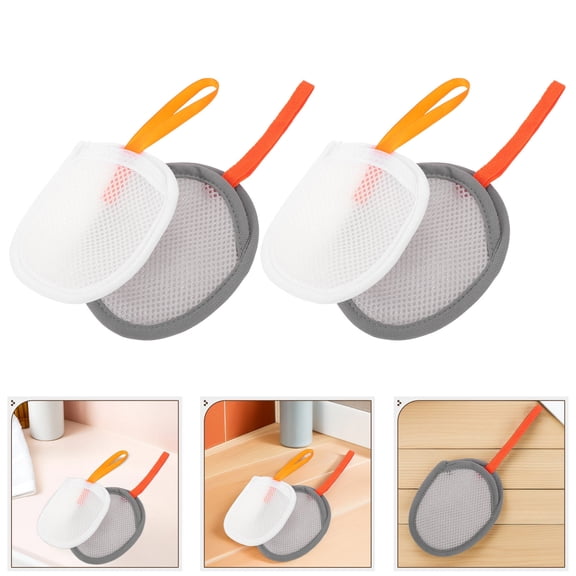 HONMEET 10Pcs Soap Foaming Net Mesh Bag for Shower with Breathable Fabric in Assorted Colors