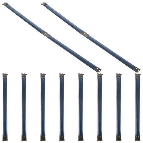 HONMEET 10Pcs Multi Color Sewing Handbag Flex Frame Ideal for DIY Purse and Coin Purse Making