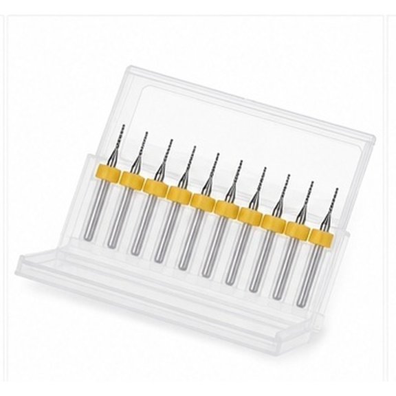 HONMEET 10Pcs PCB Micro Drill Bits for Cutting in Assorted Color for Hobbyists