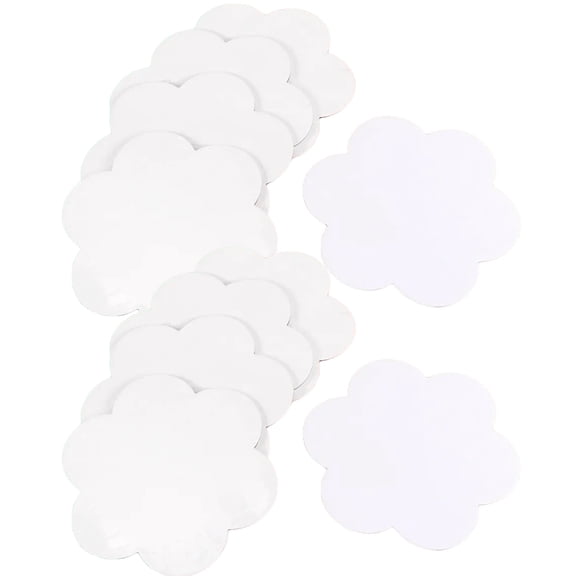 HONMEET 10Pcs Painting Canvas Set Square White for Hand-painted