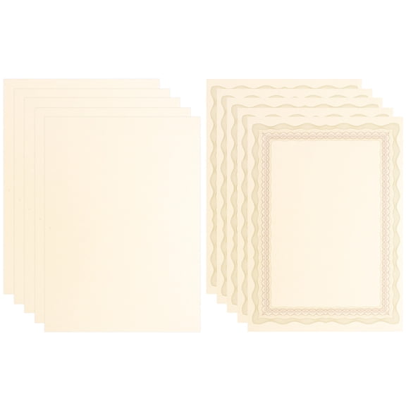 HONMEET 10Pcs Printable Blank Certificate Paper for Academic Awards and Employee Recognition