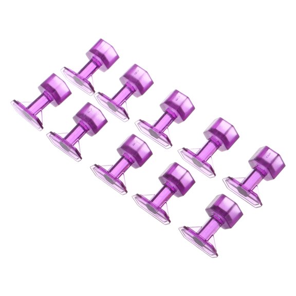 HONMEET 10Pcs Professional Purple Paintless Dent Repair Kit with Tabs for Auto Body Restoration