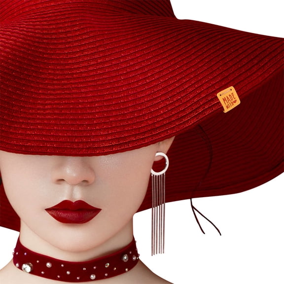 HONMEET 10Pcs Sew On Handmade Label PU Sewing Labels for Rectangular Customizing Clothes