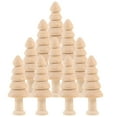 thumbnail image 1 of HONMEET 10Pcs Unfinished Wooden Tree Shapes for Crafts, Home Decor, Kids Art Projects, and Desk Decorations, 1 of 8
