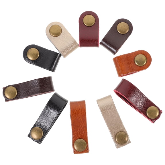 HONMEET Cable Wraps Organizer 10 Pack Assorted Colors for Back to School and Home Office