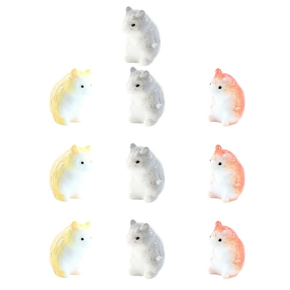 HONMEET Resin Mice Craft Assorted Color Cake Decorations for Baking and Party Decor
