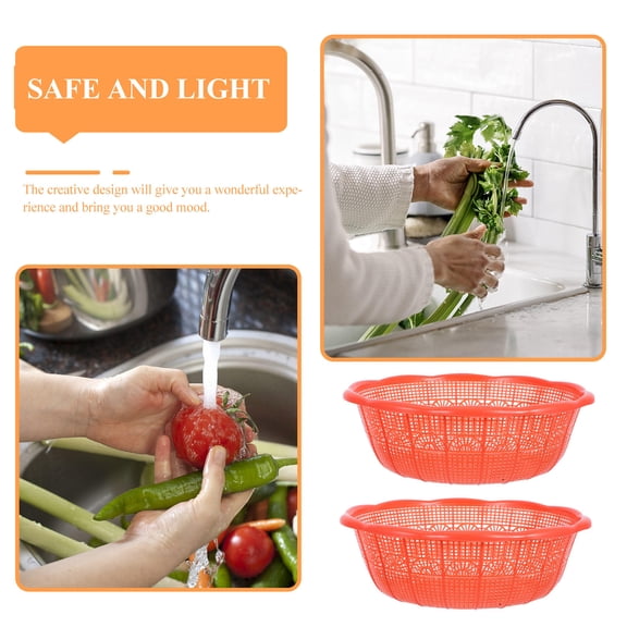 HONMEET 10pcs Grape Washing Strainer Plastic for Housewives in Kitchen Work