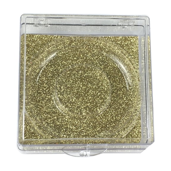 HONMEET 10pcs Eyelash Storage Case: False Eyelash Cluster Box Storage Case Lash Organizer Container With Tray For Women Cosmetic Golden