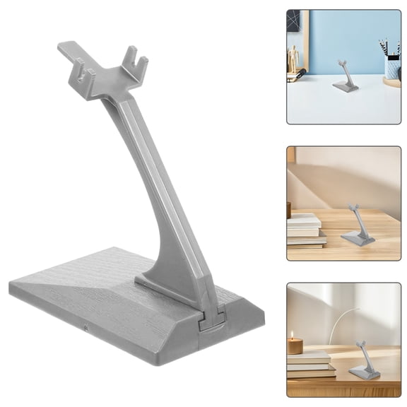 HONMEET 10pcs Grey Plastic Model Aircraft Base Parts for Easy Assembly and Stable Support Accessories