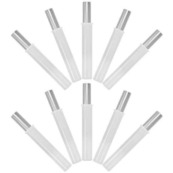 HONMEET Soft Close Trash Can Dampers, White Nickel Plated Iron and Plastic, Quiet Close for Kitchen and Home Cabinet Doors