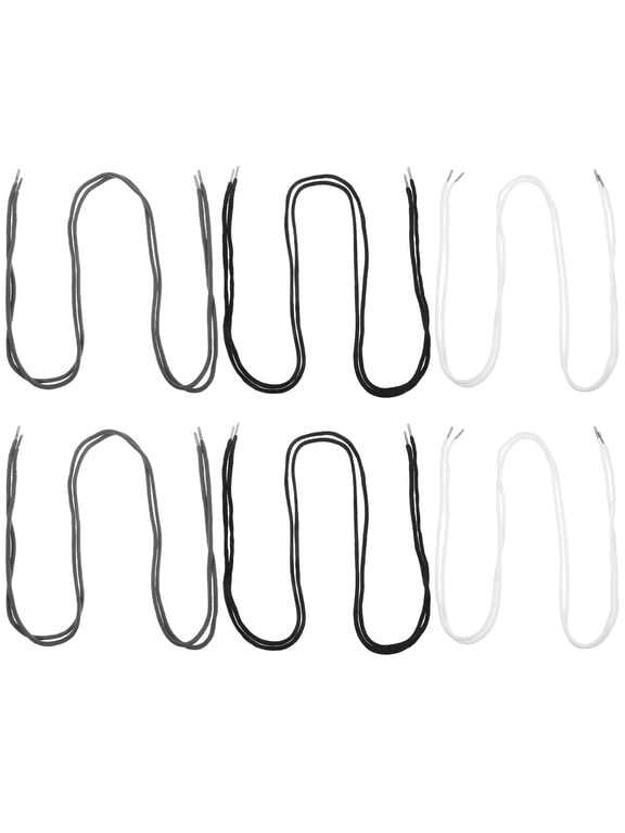 12-Pack Drawstring Replacement Cords for Hoodies, Pants, Waistbands - Adjustable Outdoor Use