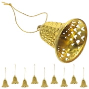 HONMEET 12Pcs Xmas Tree Hanging Bells Plastic Decorations for Christmas Party Home