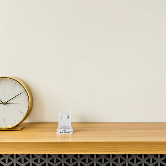 HONMEET 12Pcs White Plastic Light Socket U Shaped Design for Home and Office Lighting Fixtures