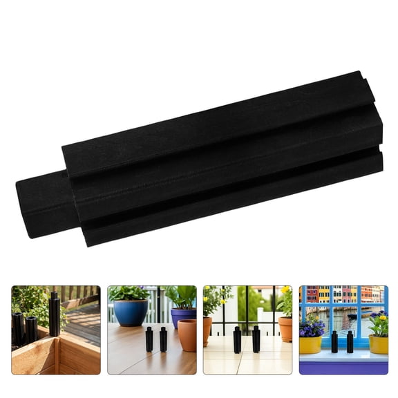 HONMEET 12Pcs Plastic Planter Stand Replacement Legs Modular Interlocking Raised Garden Bed Support for Balcony