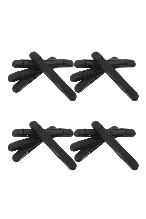 12Pcs Replacement Luggage Handles Black Plastic Carry Handles with Nonslip Texture for Travel Suitcases and Cases