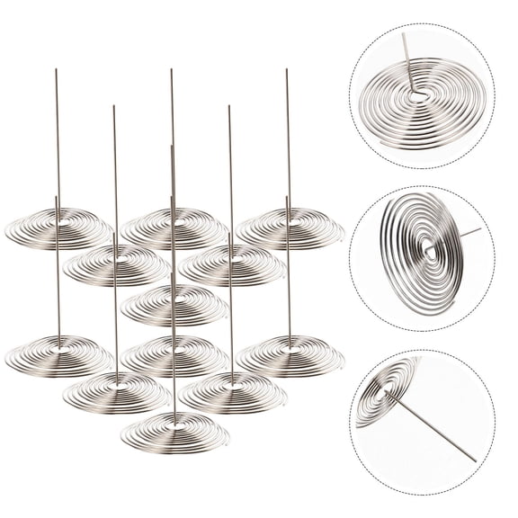 HONMEET 12Pcs Reusable Stainless Steel Tea Infuser Set with Fine Mesh Filter for Loose Leaf Tea Brewing