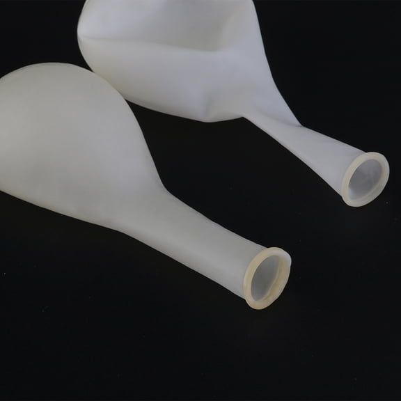 HONMEET 12Pcs Thickened 12 Inch Latex Balloons Transparent Round for Helium Filling