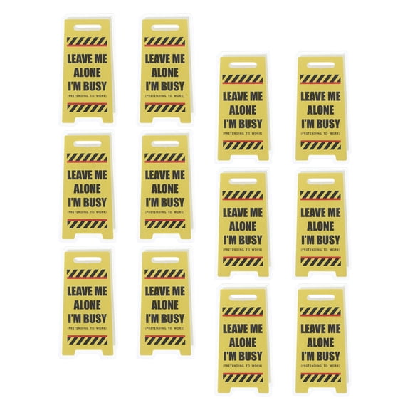 HONMEET 12Pcs Cute Yellow Office Desk Note Holder Clips Scratch Resistant Acrylic