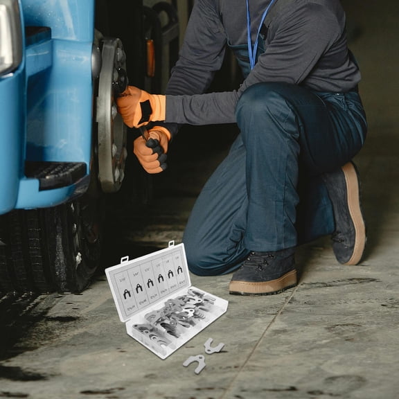 HONMEET 144pcs Metal Auto Body Shims Silver for Adjusting Body Parts Car Body Panels Vehicle Maintenance