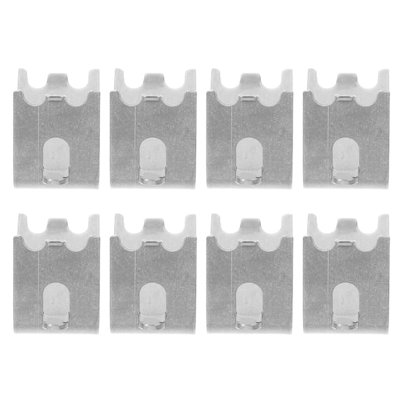HONMEET 14-Piece Stainless Steel Refrigerator Shelf Clips and Brackets, Freezer Support Buckles Replacement for Kitchen Fridge