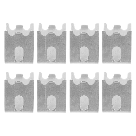 HONMEET 14-Piece Stainless Steel Refrigerator Shelf Clips and Brackets, Freezer Support Buckles Replacement for Kitchen Fridge