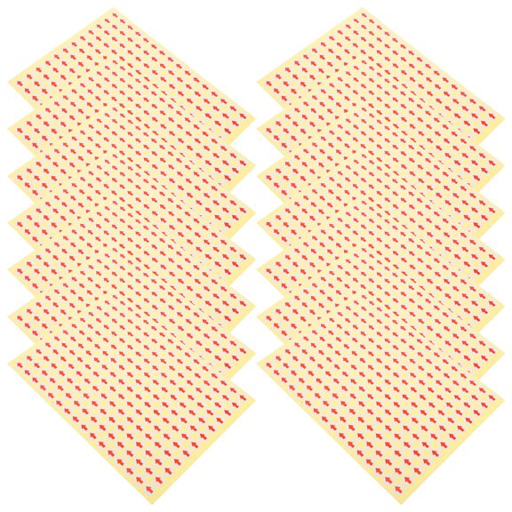 HONMEET 15 Sheets Red Arrow Self Adhesive Labels for Quick Visual Coding and Notice