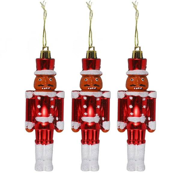HONMEET Nutcracker Decorations Plastic Outdoor Decor for Family Holiday 3pcs