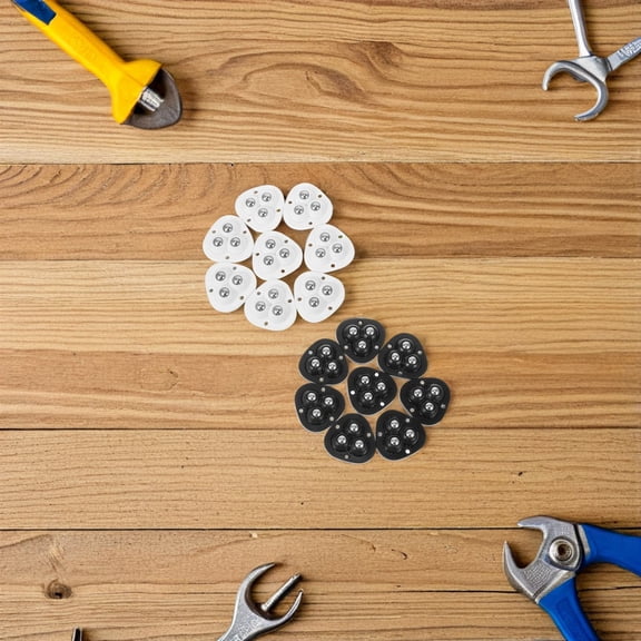 HONMEET Furniture Casters, Assorted Colors, Easy Installation, No Drilling Required, Quiet Rolling Wheels for Chairs and Tables