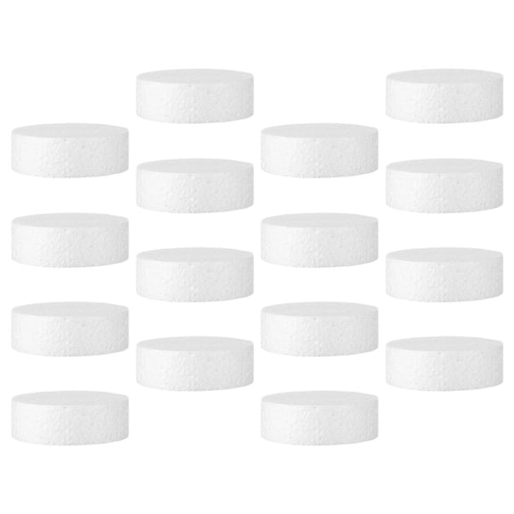 HONMEET 16pcs Foam Circles for Sculpting Foam White Craft Foam for Creative Art Projects and Decorations