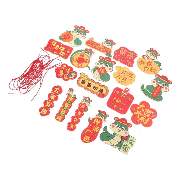 HONMEET Lunar New Year Hanging Decoration Multi-Paper Traditional Chinese Design Festive Home Wall Art