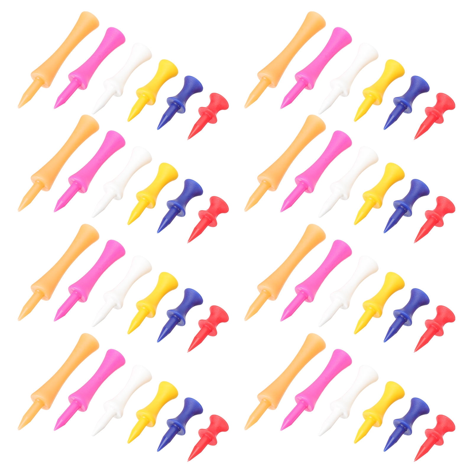 HONMEET Plastic Golf Holders in Assorted Colors for Convenient Storage and Easy Handling, Material