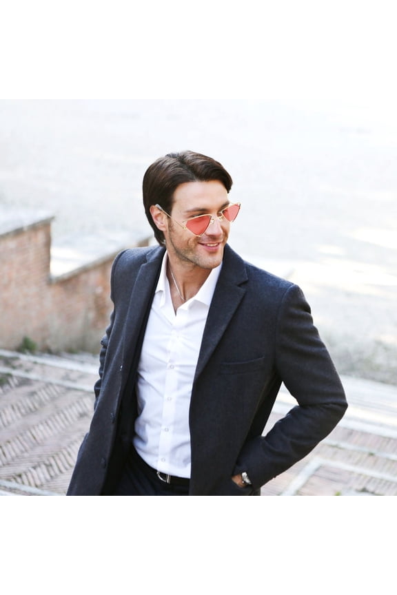 1PC Triangle Glasses Stylish Metal Frame Unique Design for Women Eyes Protection Back to School