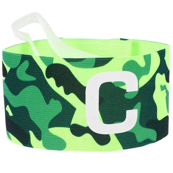 HONMEET Adjustable Nylon Captain Armband for Soccer Football Players, Sports Arm Band Strap, 1 Pack