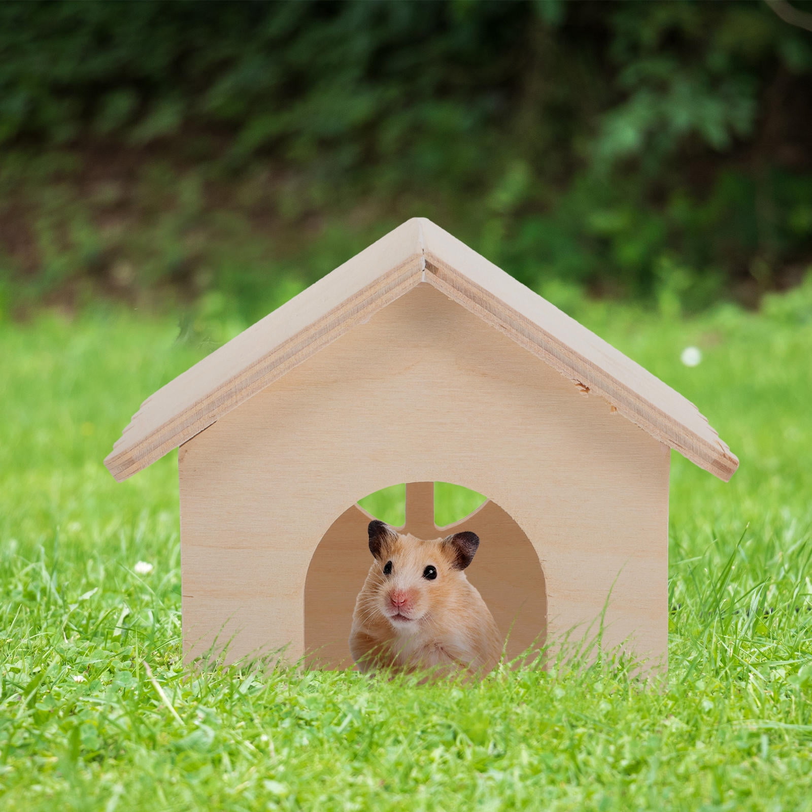 View of HONMEET 1Pack Hamster Houses and Hideouts in Khaki for Creating a ...