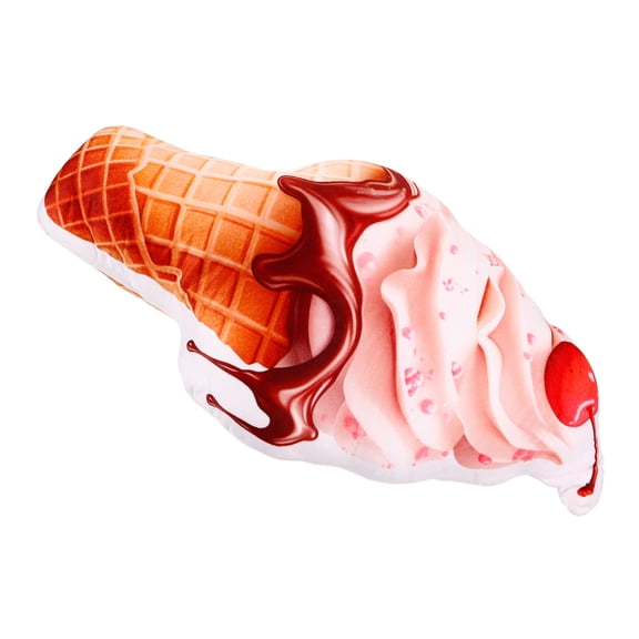 HONMEET 1Pack Ice Cream Pillow Plush Stuffed Multi Color 47.0X23.0X12.5In For Children Home Decoration