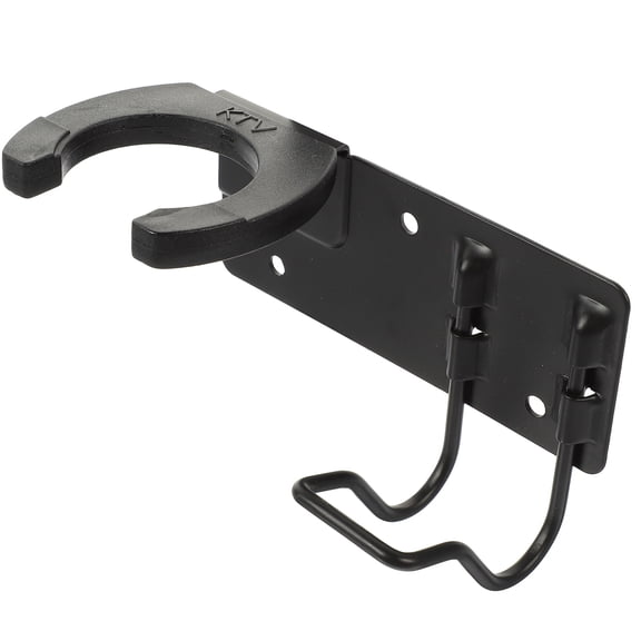 HONMEET Wall Microphone Holder with Rubber and Metal Mount, Simple Design for Stage and Home Use