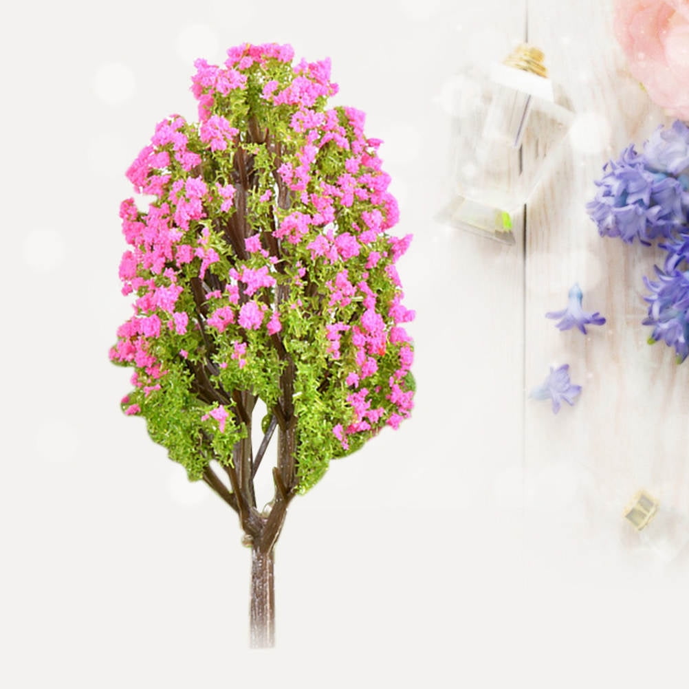 HONMEET Mini Scene Accessory Model Trees Dollhouse Décor for Living ...