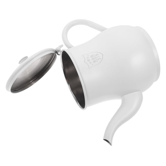 HONMEET White Oil Jug with Filter for Residue-Free Pouring in Kitchen