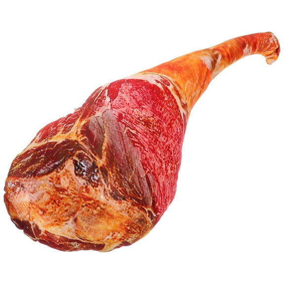 HONMEET 1Pack Plush Ham Pillow Brown Color 17.5X6.3X4.3in PP Cotton For Office Nap And Home Decor