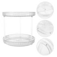 thumbnail image 1 of HONMEET 1Pack Rotating Makeup Organizer For Perfume Storage 24X23X23In Transparent Degree Rotation, 1 of 8
