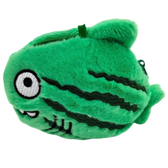 HONMEET Zipper Purse Women Bag Green Fabric 1Pcs 4.7x3.9in