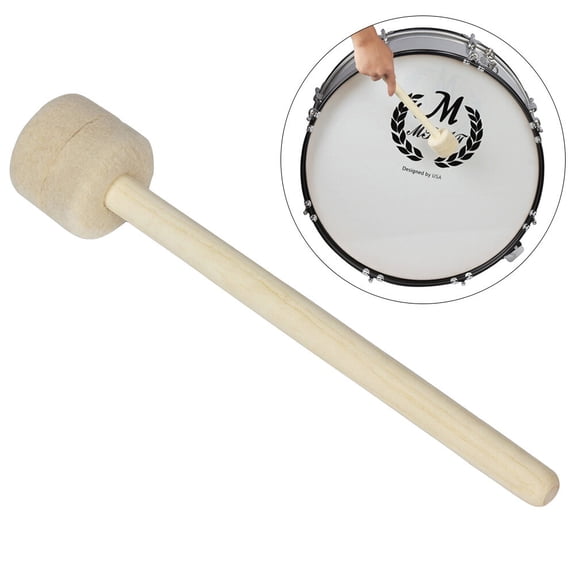 HONMEET Wooden Snare Drum Beater Mallets Drumsticks Accessory for Musical Instruments Performance Practice