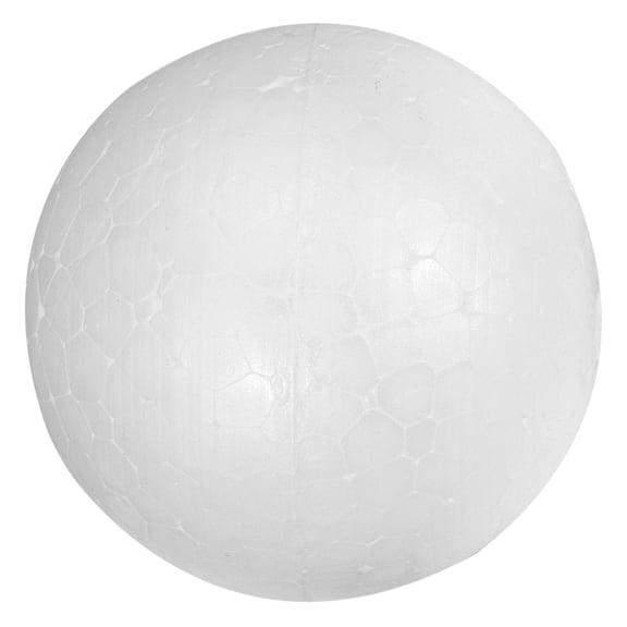 HONMEET 1 Pack White Polystyrene for Crafts, Solid Foam Spheres for Decorations and Art Projects
